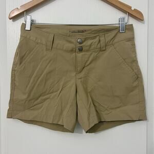 Columbia Saturday Trail Stretch Shorts 5" Inseam | Khaki / Beige / Tan | Size 4